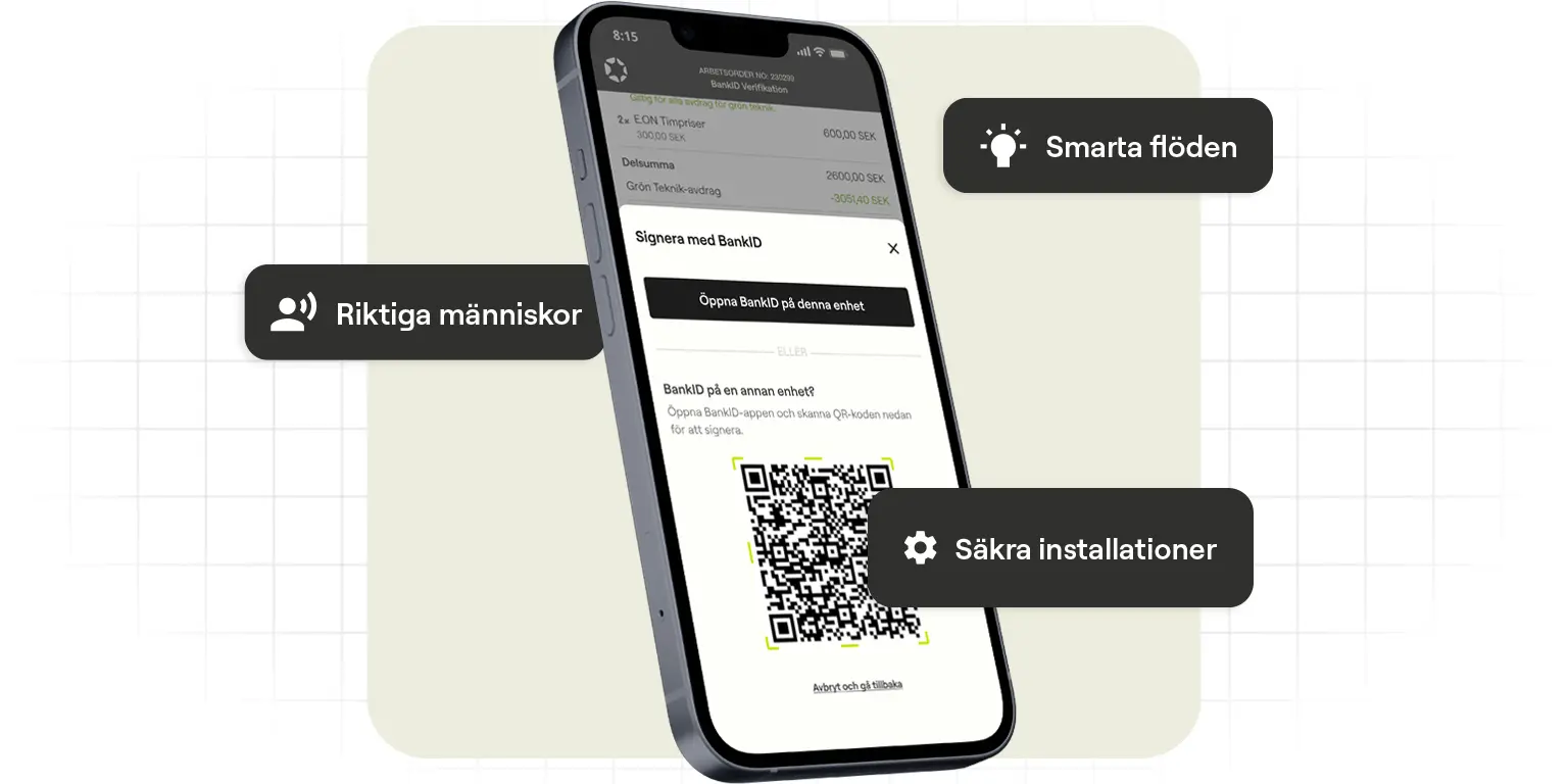 Manniska mot maskin I var plattform jobbar de tillsammans