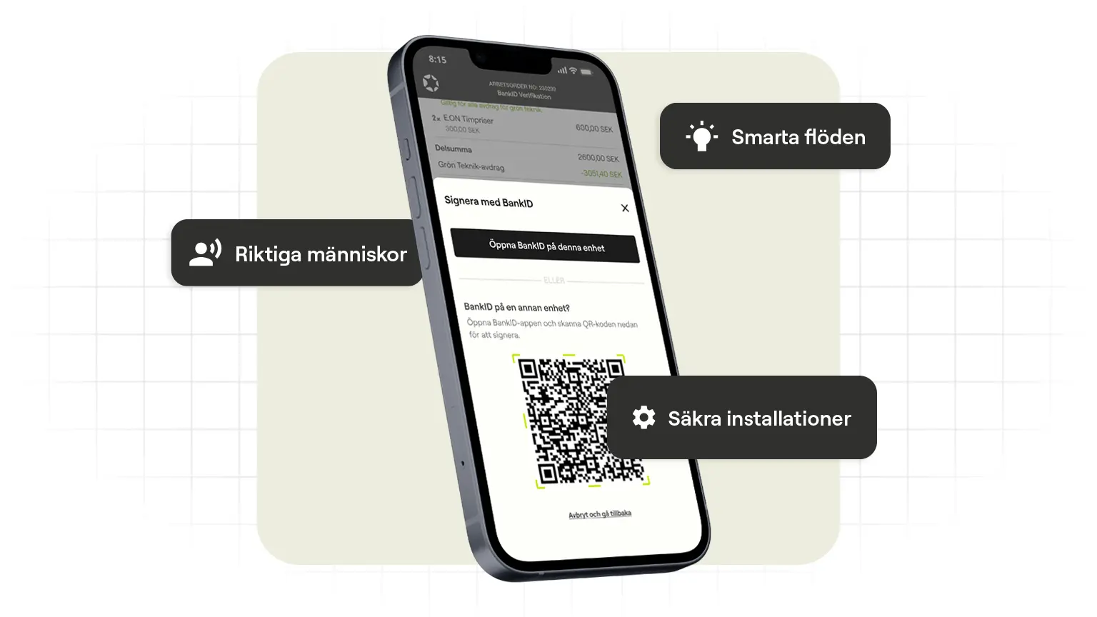 Manniska mot maskin I var plattform jobbar de tillsammans